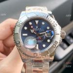 Swiss Quality Replica Rolex Yachtmaster 40mm Blue Stainless Steel Citizen 8215